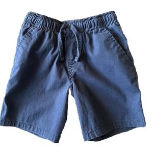 Wonder Nation Chino Shorts XS 4-5 Drawstring Waist Blue Boy Clothing